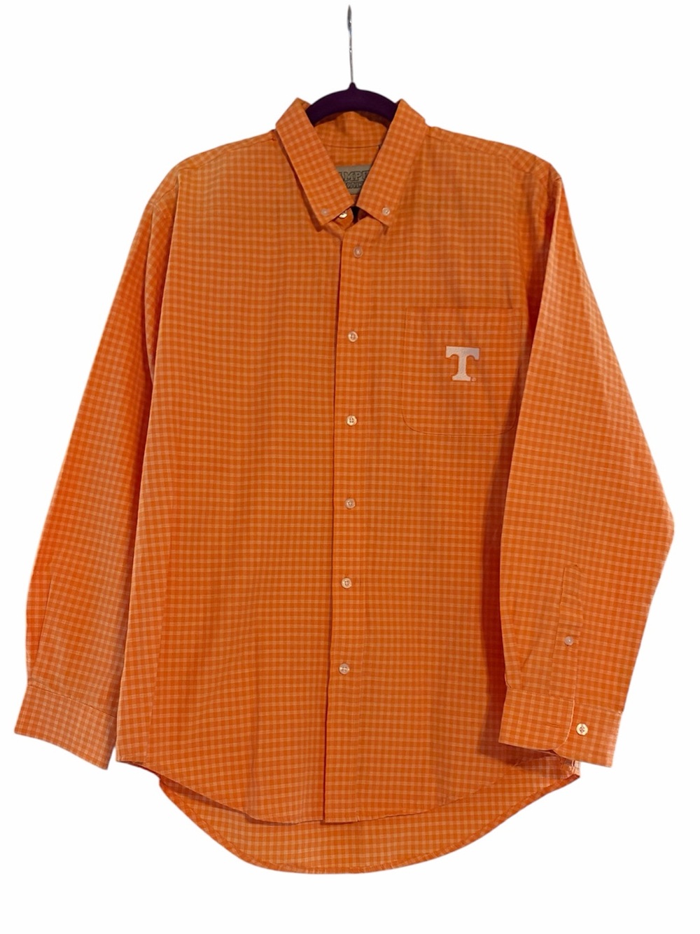 University of Tennessee‎ Volunteers Gingham Button Down Shirt Men's Large